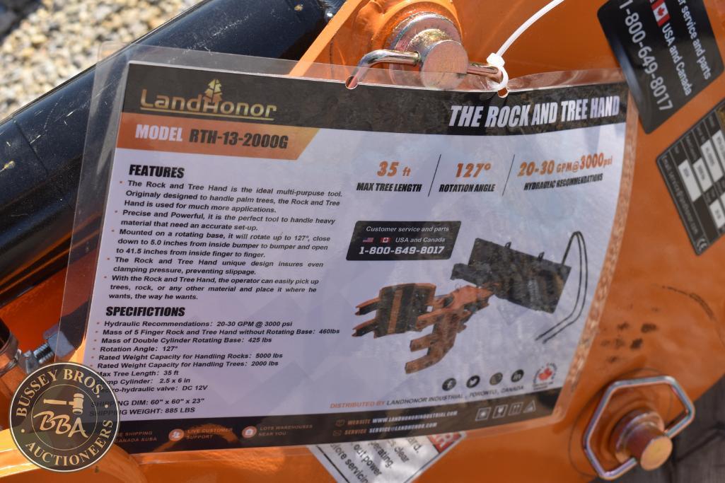 Grapple, Log LANDHONOR ROCK AND TREE HAND 35657