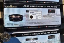 LANDHONOR 36 INCH METAL FIRE RING 35639