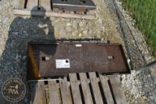 Hitch KIT CONTAINERS WELDABLE SKID STEER PLATE 36285