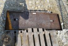Hitch KIT CONTAINERS WELDABLE SKID STEER PLATE 36284