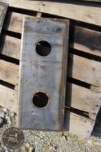 Hitch KIT CONTAINERS WELDABLE MINI SKID STEER PLATE 36289