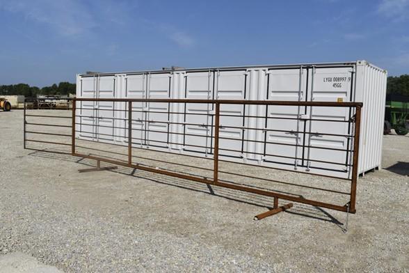 CATTLE GATE 24FT. LONG X 68IN. TALL, 8288