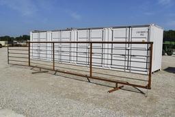 CATTLE GATE 24FT. LONG X 68IN. TALL, 8288