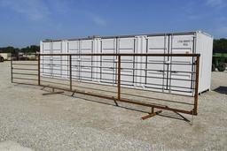 CATTLE GATE 24FT. LONG X 68IN. TALL, 8288