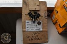 CATERPILLAR EQUIPMENT KEYS 36444