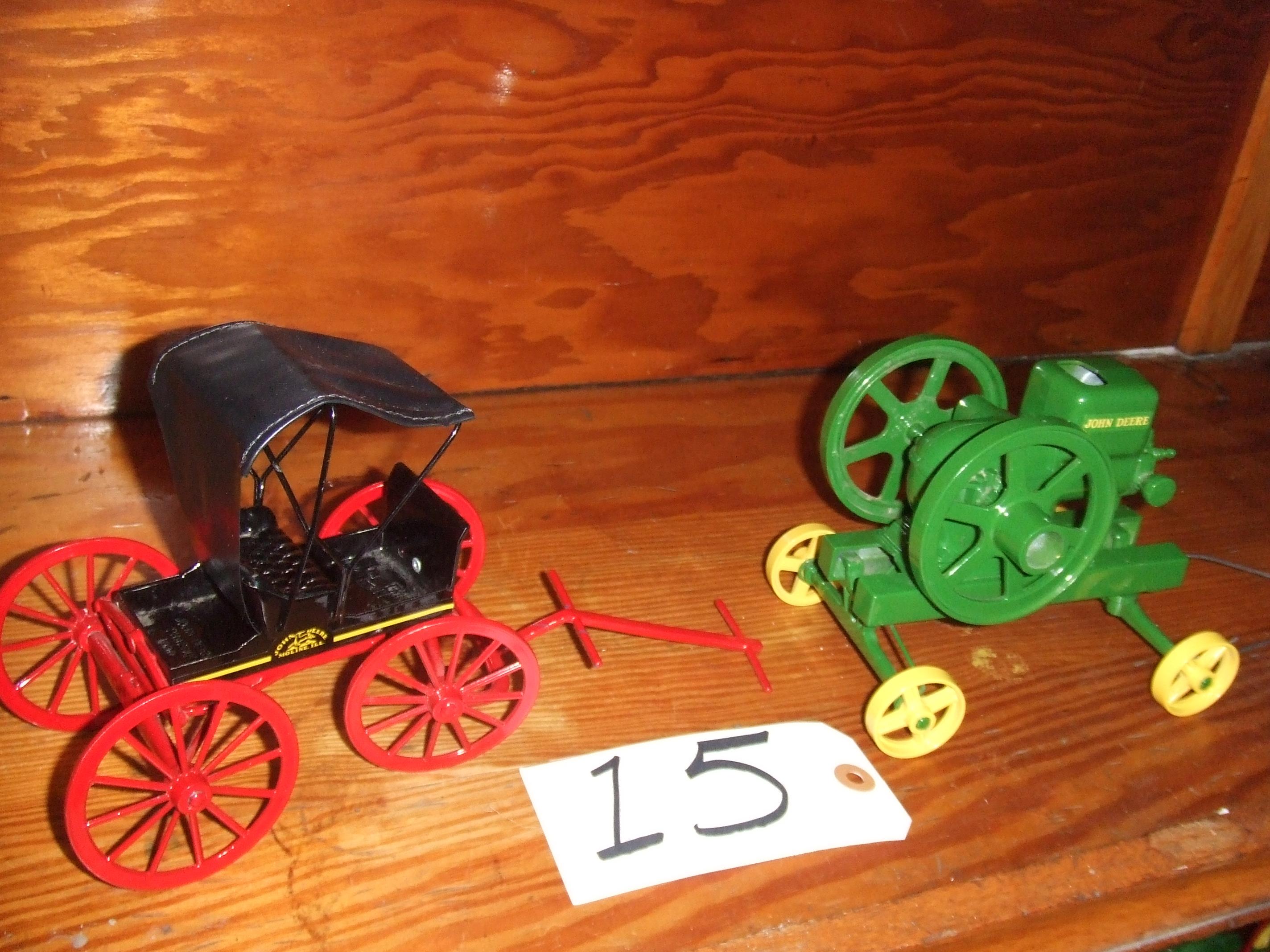 JOHN DEERE ENGINE - JOHN DEERE BUGGY