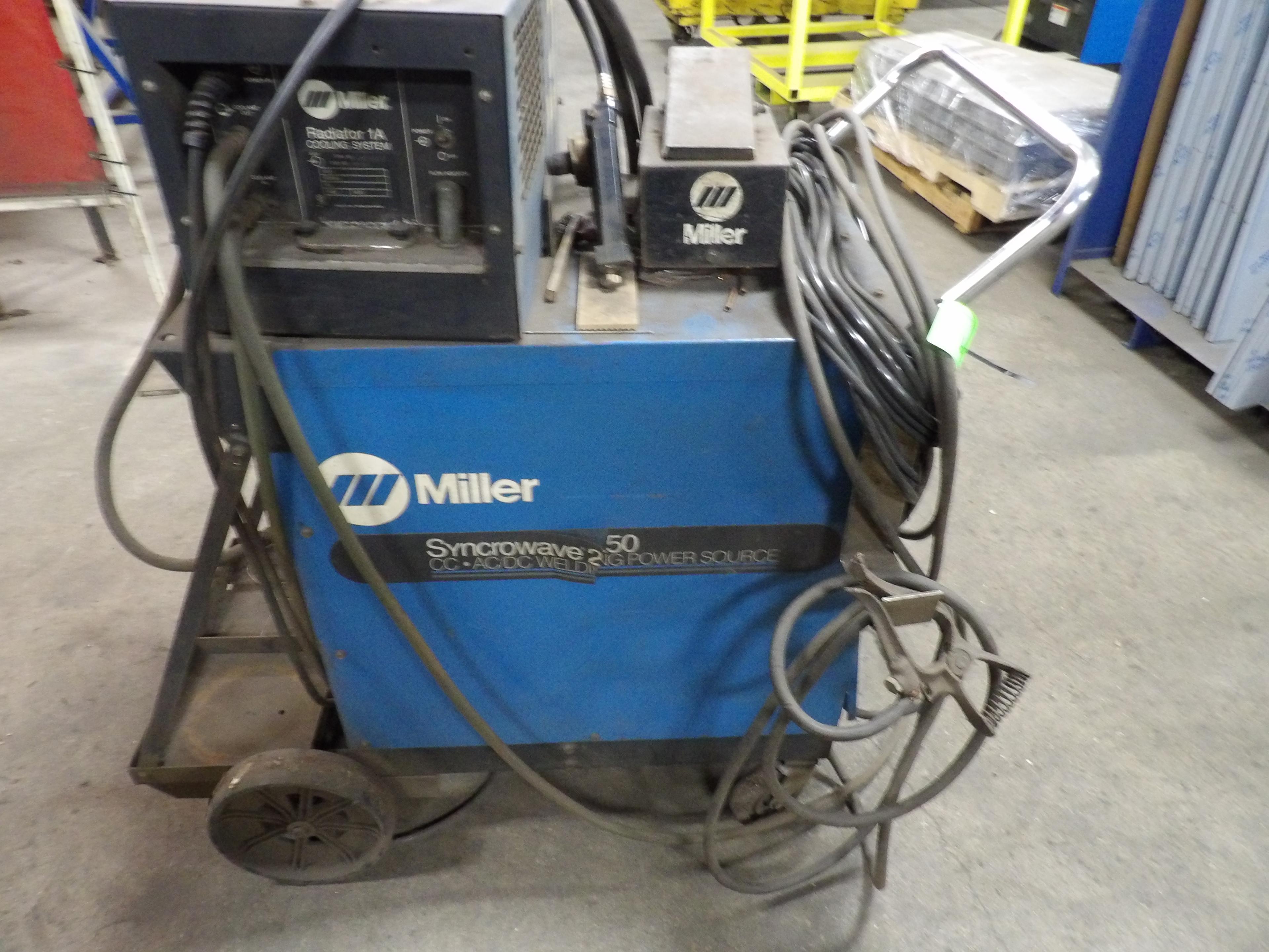 MILLER SYNCROWAVE 250 TIG WELDER ARC WELDING POWER SOURCE