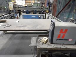 CNC PLASMA MACHINE W / BURNY CONTROLLER 1400 - HYPERTHERM POWERMAX 85 PLASMA CUTTER