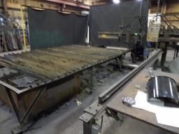 CNC PLASMA MACHINE W / BURNY CONTROLLER 1400 - HYPERTHERM POWERMAX 85 PLASMA CUTTER