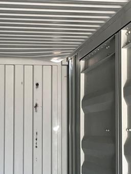 One Trip 40' High Cube Shipping Container with 2 Large Side Doors and 1 Set of End Doors PLEASE NOTE