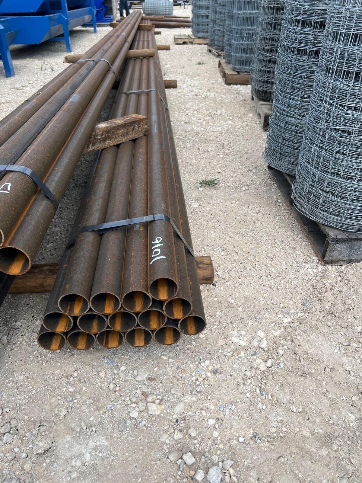 600' of 3"OD X 40' Pipe (15 Joints) - Sold by the Foot 600 TIMES THE MONEY MUST TAKE ALL