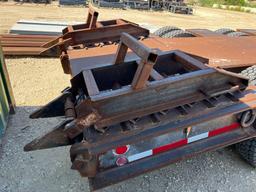 2002 AWF Triple Axle Trailer with Folding Ramps 100K GVWR VIN 40315 Title, $25 Fee