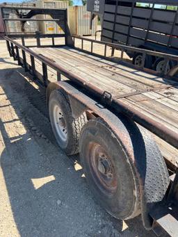 83"X25' Gooseneck Lowboy Trailer with Pipe Top Rail, Tandem Axle and No Ramps NO PAPERWORK