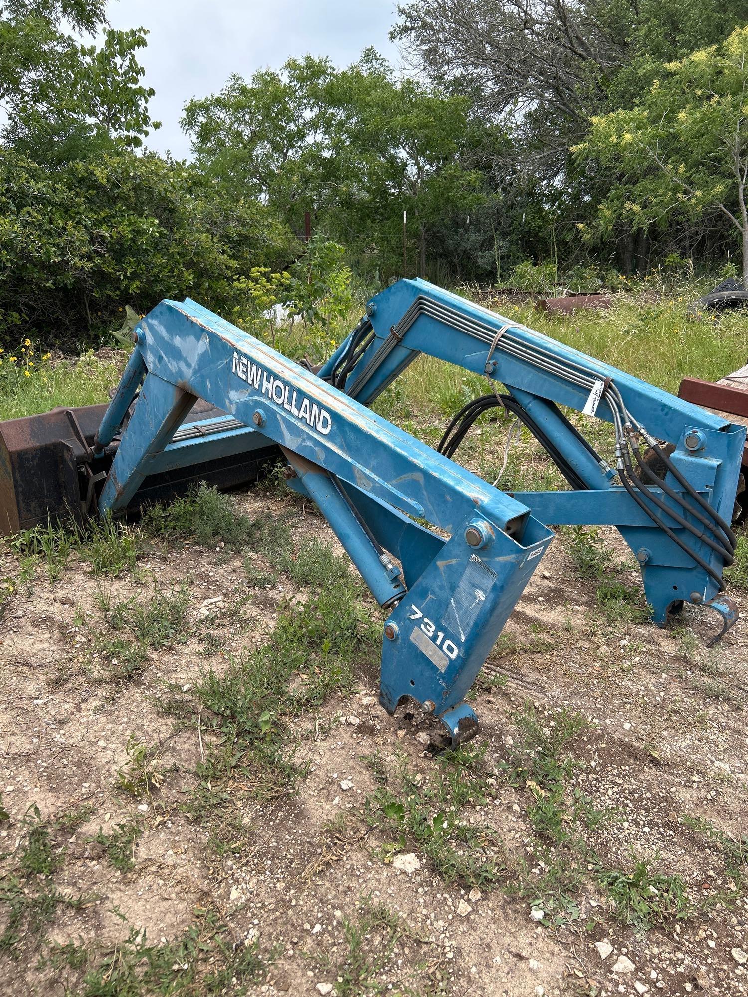 New Holland 6635 4WD Cab Tractor Comes with New Holland 7310 Loader and 6' Bucket and 3 Sets of