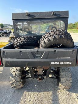 2012 Polaris Ranger Crew Hard Top, LED Lights, Sound System Front/Back Windshields 5987 Miles 772