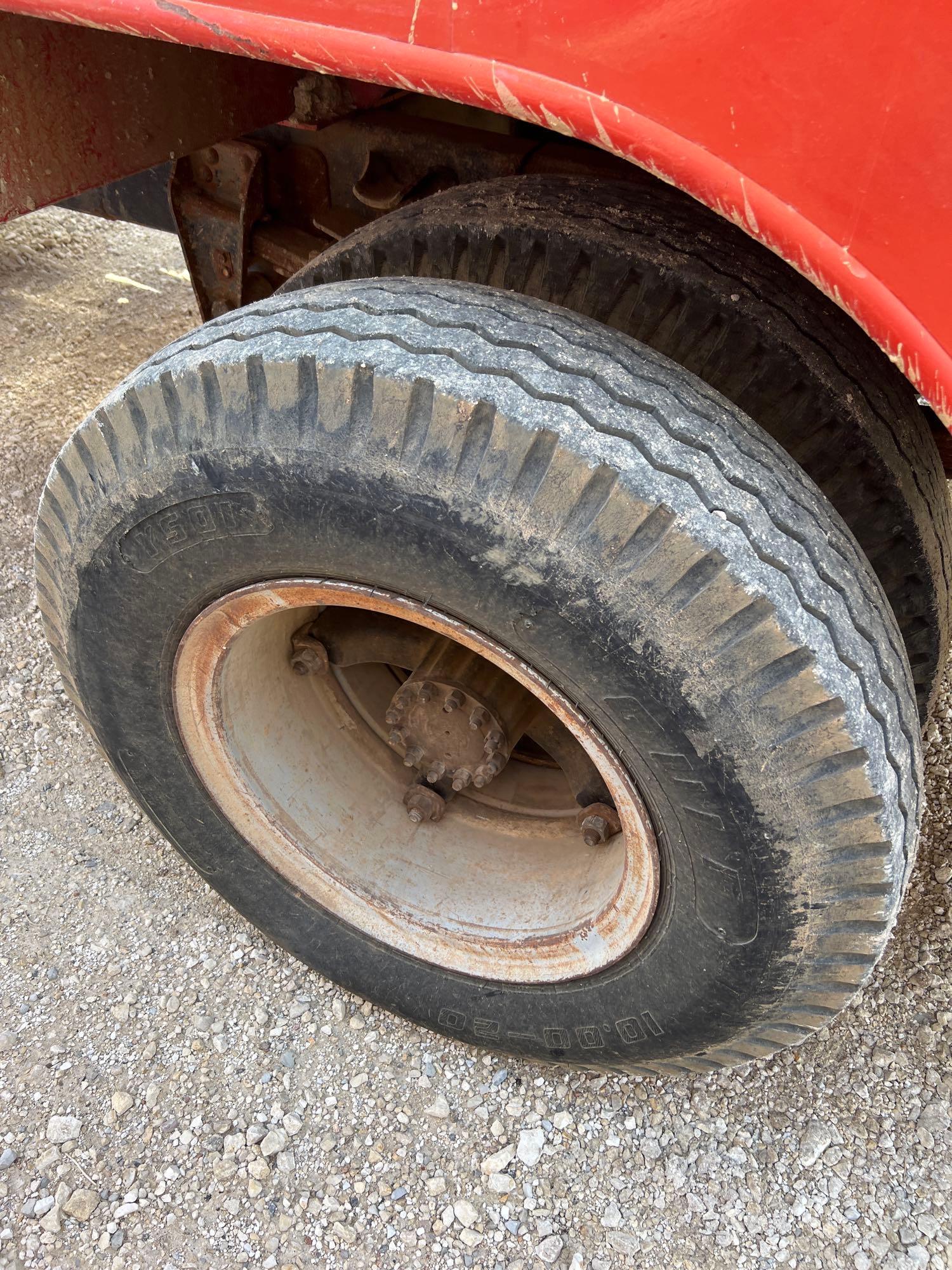 1977 GMC 6500 V8 Water Truck with Manual Transmission List of New Parts on Window 41,449 Miles