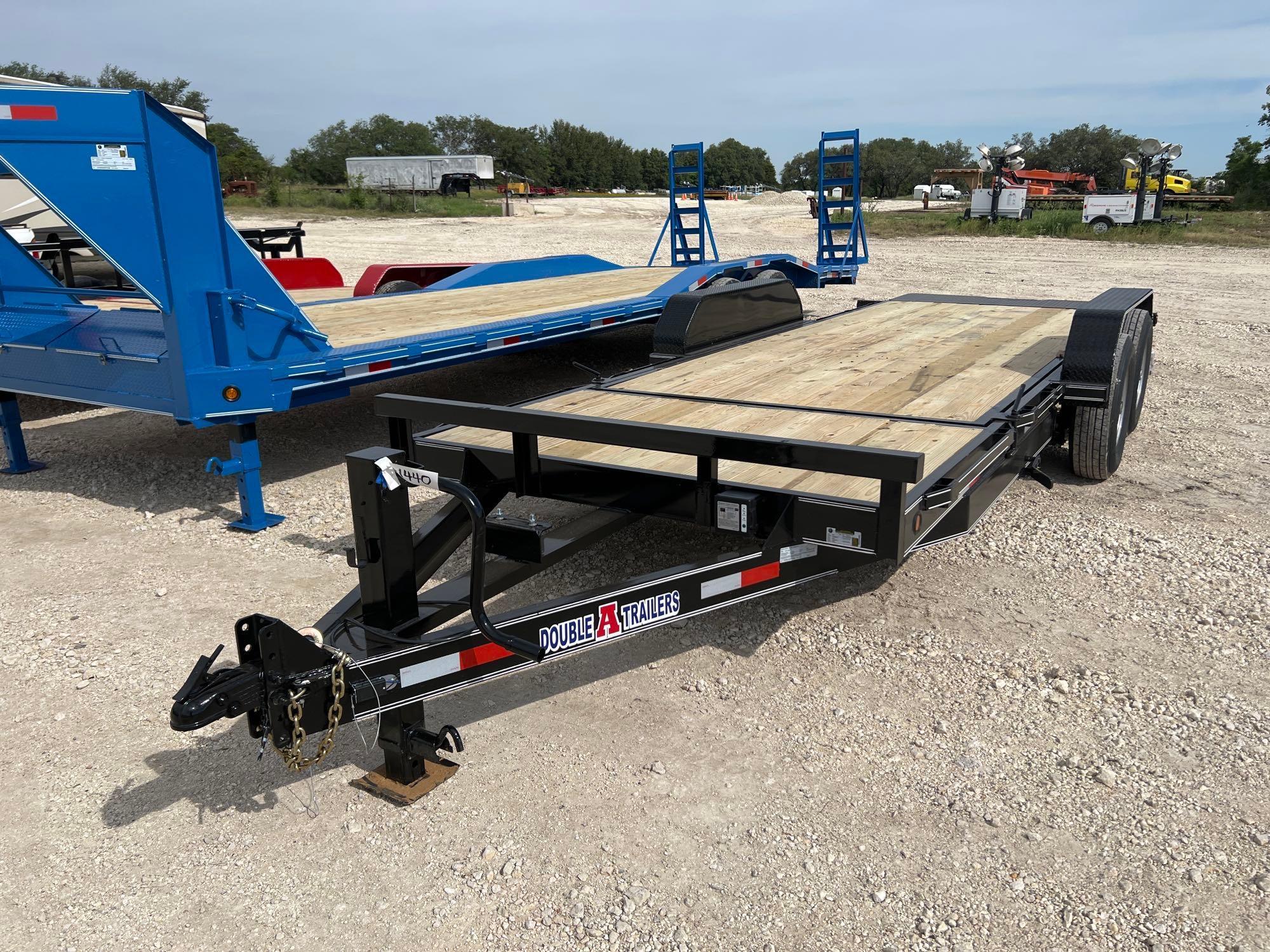 2024 Double A 83'' x 21' with 17' Gravity Tilt w/ cushion cylinder Bumper Pull Trailer 2 - 7K lbs