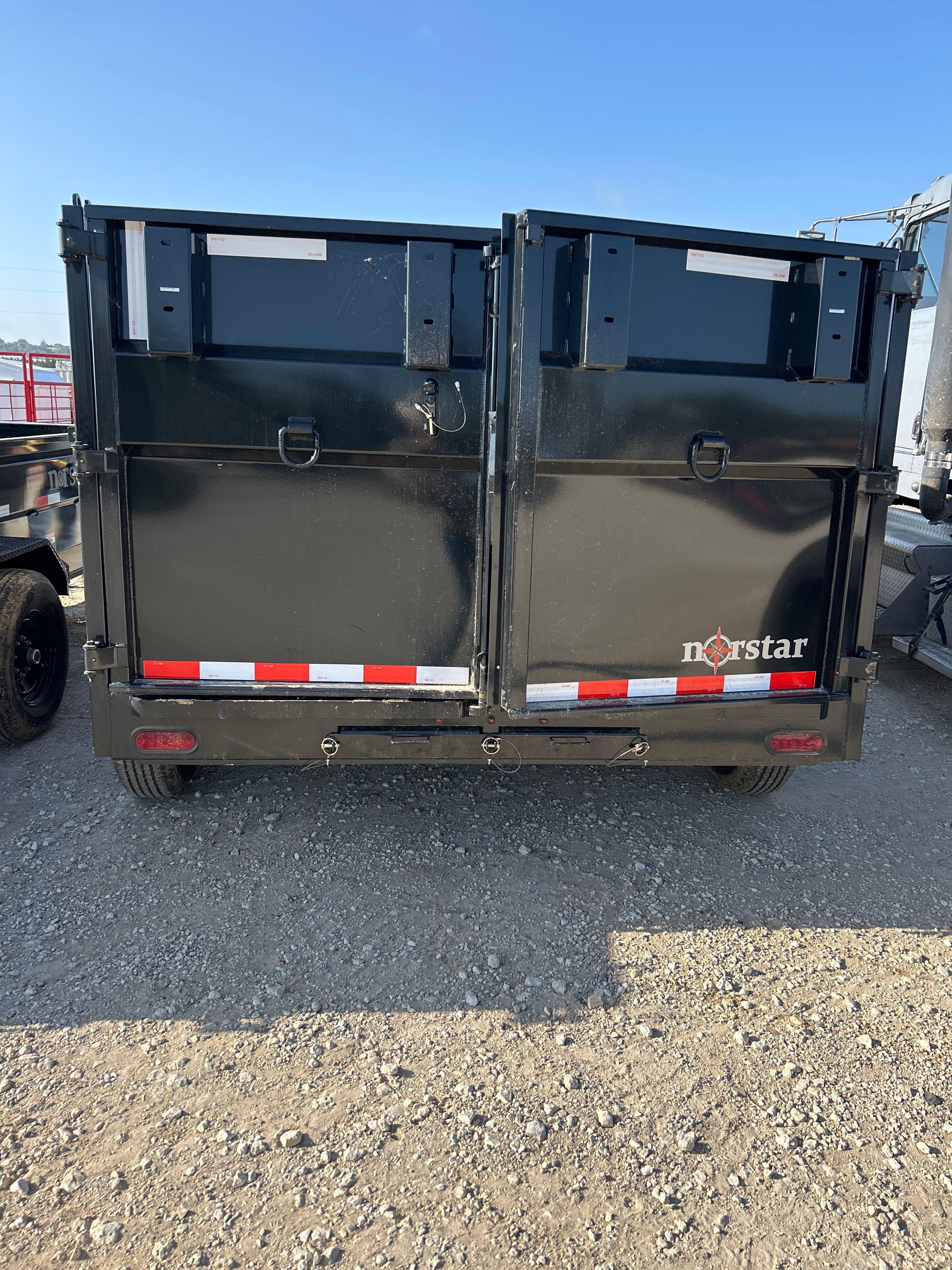 2024 Norstar 83'' x 14' x 4' Tall Sides Dump Trailer with Slide-In Ramps 2 - 7K lbs Axles--- scissor