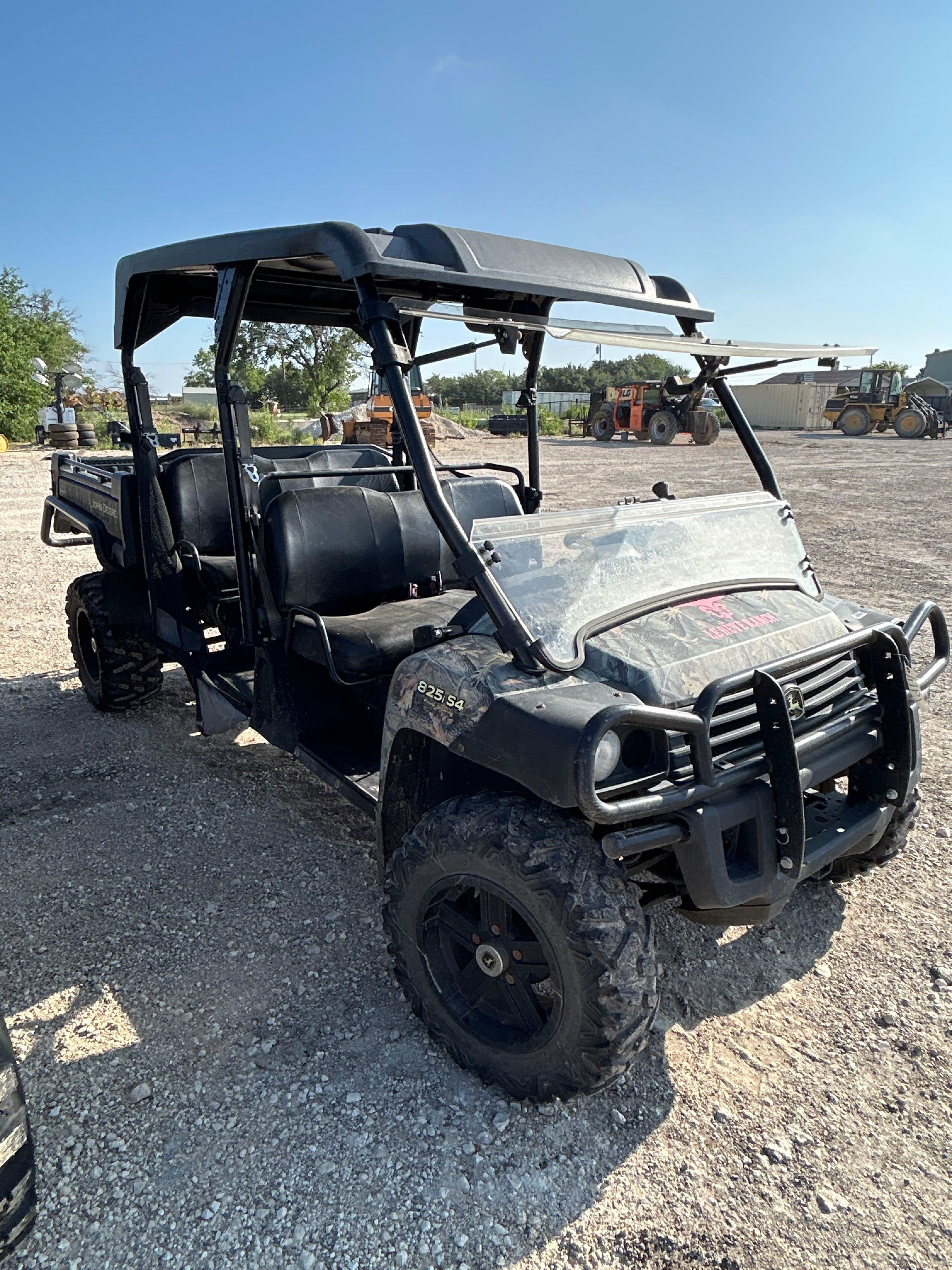 2017 John Deere 825i S4 Poly Top Windshield 5396 Miles 1677 HRS VIN 30426 Title, $25 Fee