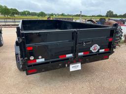 2015 Big Tex Dump Trailer Barn Kept - Appears Unused Local Ranch Sell-Out VIN 74792 Title, $25 Fee