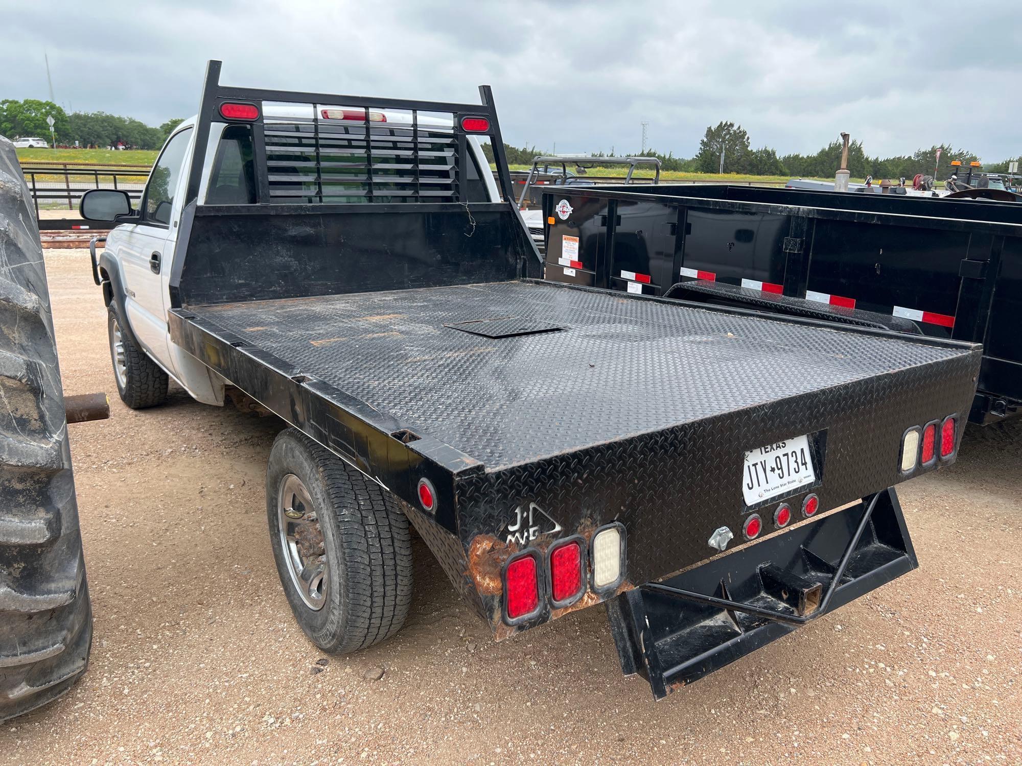 2002 Chevy 2500 2WD Flatbed Runs Good. Recent Jasper Auto Transmission V8 - Gas 94,XXX Miles Local