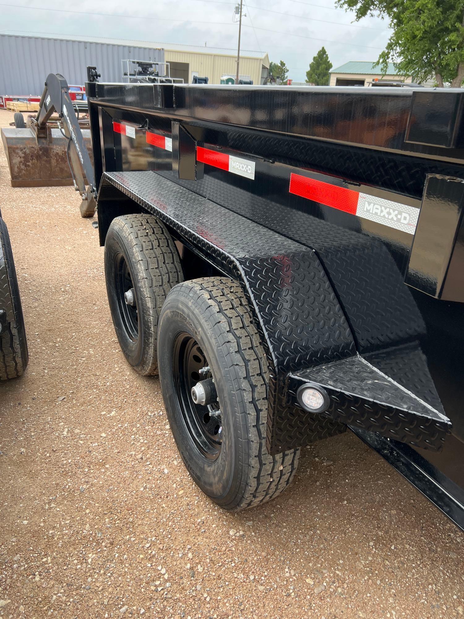 2024 Maxx-D 83'' x 14' Dump Trailer Tarp. 2 -7K lb Axles VIN 15141 Factory Non-Conform. No Warranty