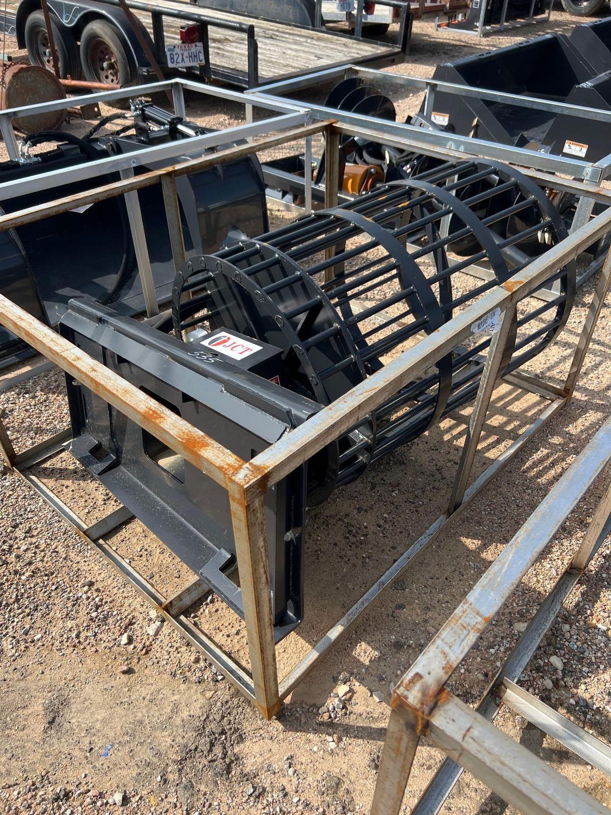 Unused JCT Rock Tumbler Attachment for Skid Steer