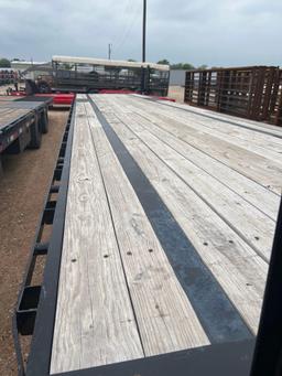 2020 Big Tex 14GN-40 40' Flatbed Trailer with Slide-In Ramps and Dual Jacks 2 - 7K lb. Axles VIN