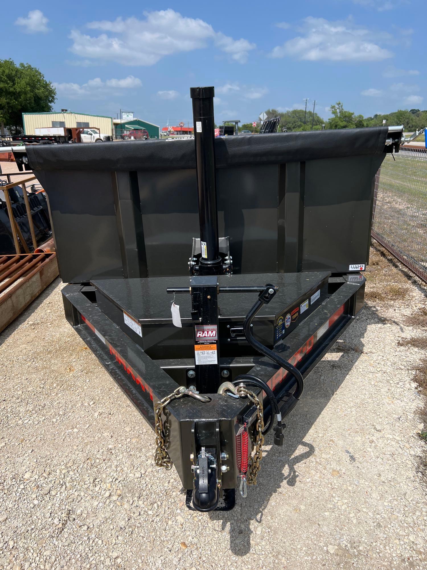 2024 Maxx-D DTX 14' x 83'' Dump Trailer Telescopic Hoist. Tarp 8K lb Axles 17.5 Tires Factory