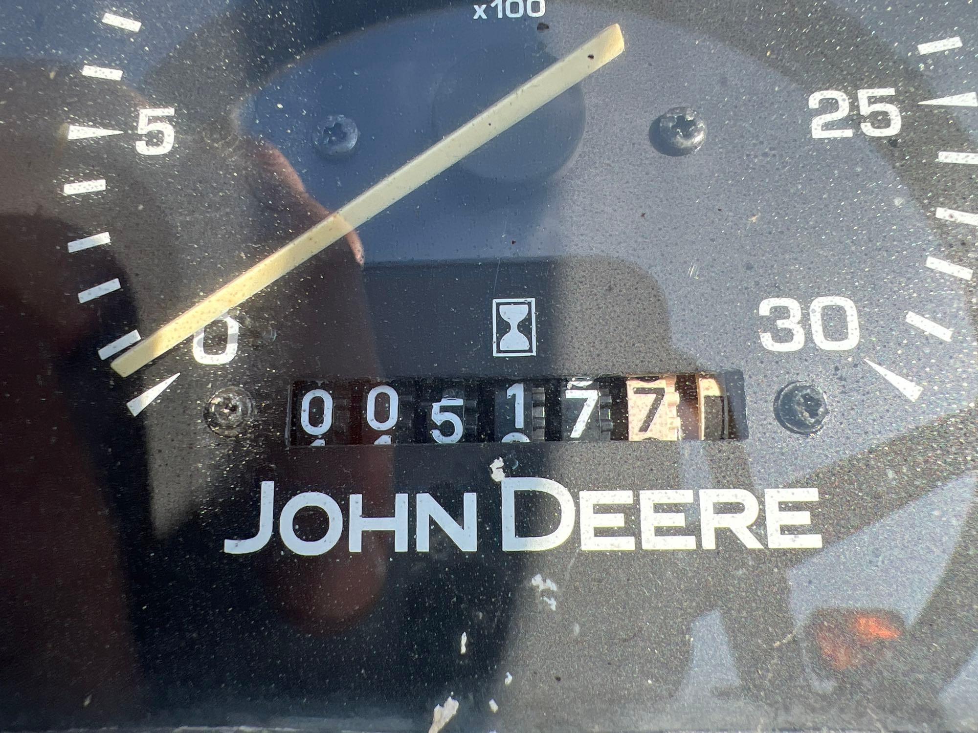 John Deere 5045D 2WD Tractor JD 512 Loader 73'' Bucket 1 Set of Remotes 517 Hours S/N 1G109566