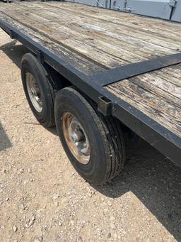 96"X20' + 4' Dovetail Gooseneck Trailer with 2 Folding Ramps Tandem Axles No Paperwork