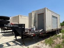 Mobile Custom Butchering Container Mounted on THIB's 102'X35' Dual Tandem Trailer Winch, Lights,