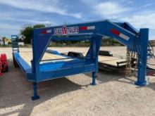 2024 Double A 102'' x 26' Gooseneck Drive Over Fender Trailer 2 - 7K lb Axles 2 - Fold Up Ramps