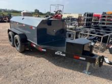 2024 X-Star 990 Gallon Fuel Trailer with 15 GPM Pump, Filter, Hose and Nozzle VIN 39710 Title, $25