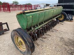 John Deere 18 Drop Grain Drill Double Run with Missing Parts