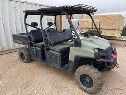 2012 Polaris Ranger 900 Diesel with Hard Top, Sound System, Light Bar and Winch Shows 6583 Miles 870