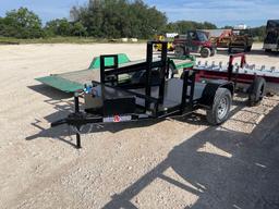 2024 Double A 5'X8' Welding Trailer with Bottle Racks, Hose, and Lead Racks VIN 11812 MSO, $25 Fee