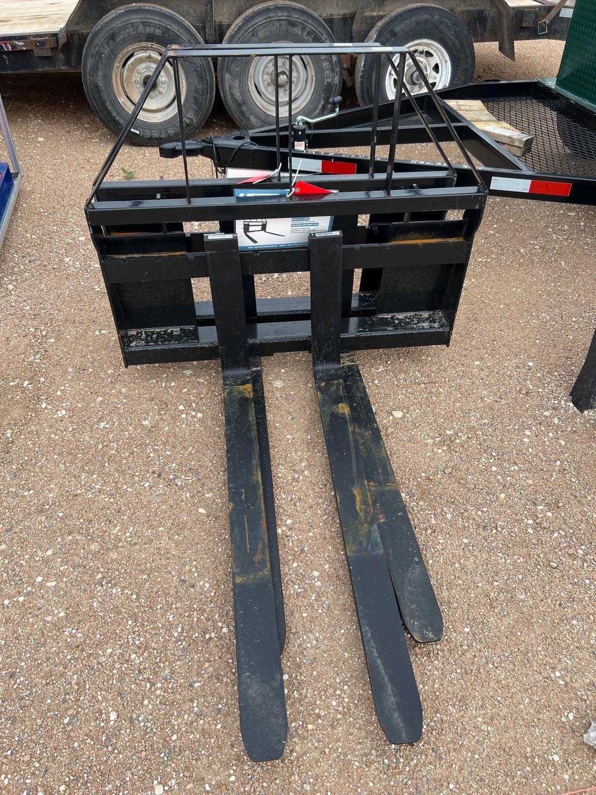 Skid Steer Pallet Forks SOLD ONE PER LOT SN: SA24021801D