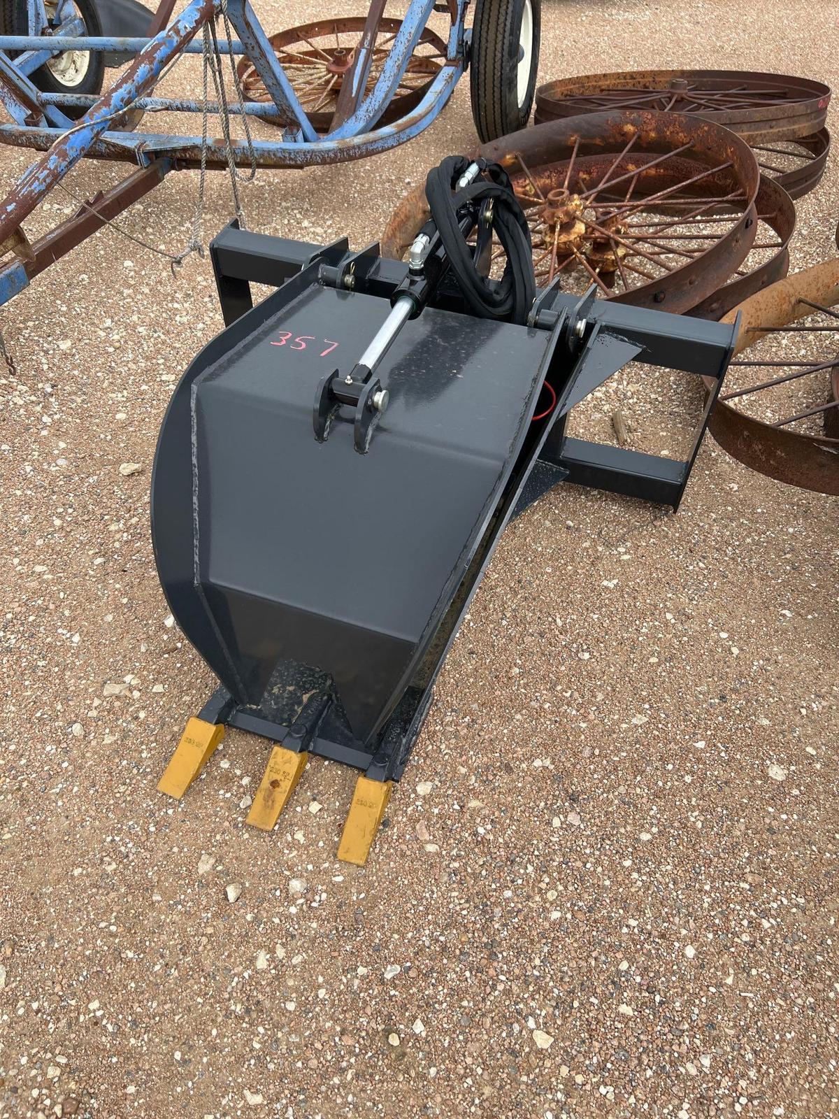 Skid Steer Stump Bucket Grapple