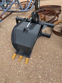 Skid Steer Stump Bucket Grapple