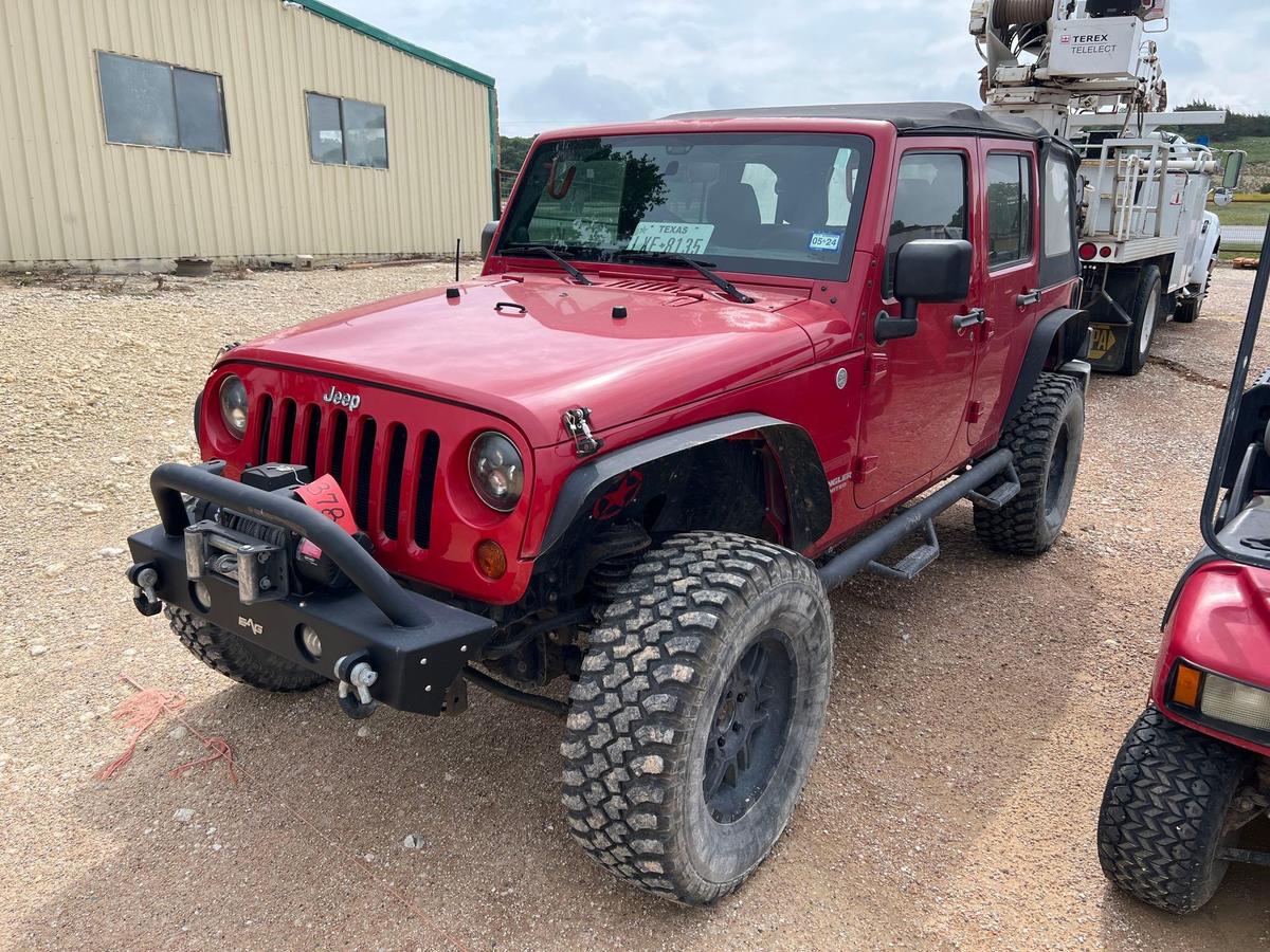 2011 Jeep Wrangler VIN 10445 Title, $25 Fee