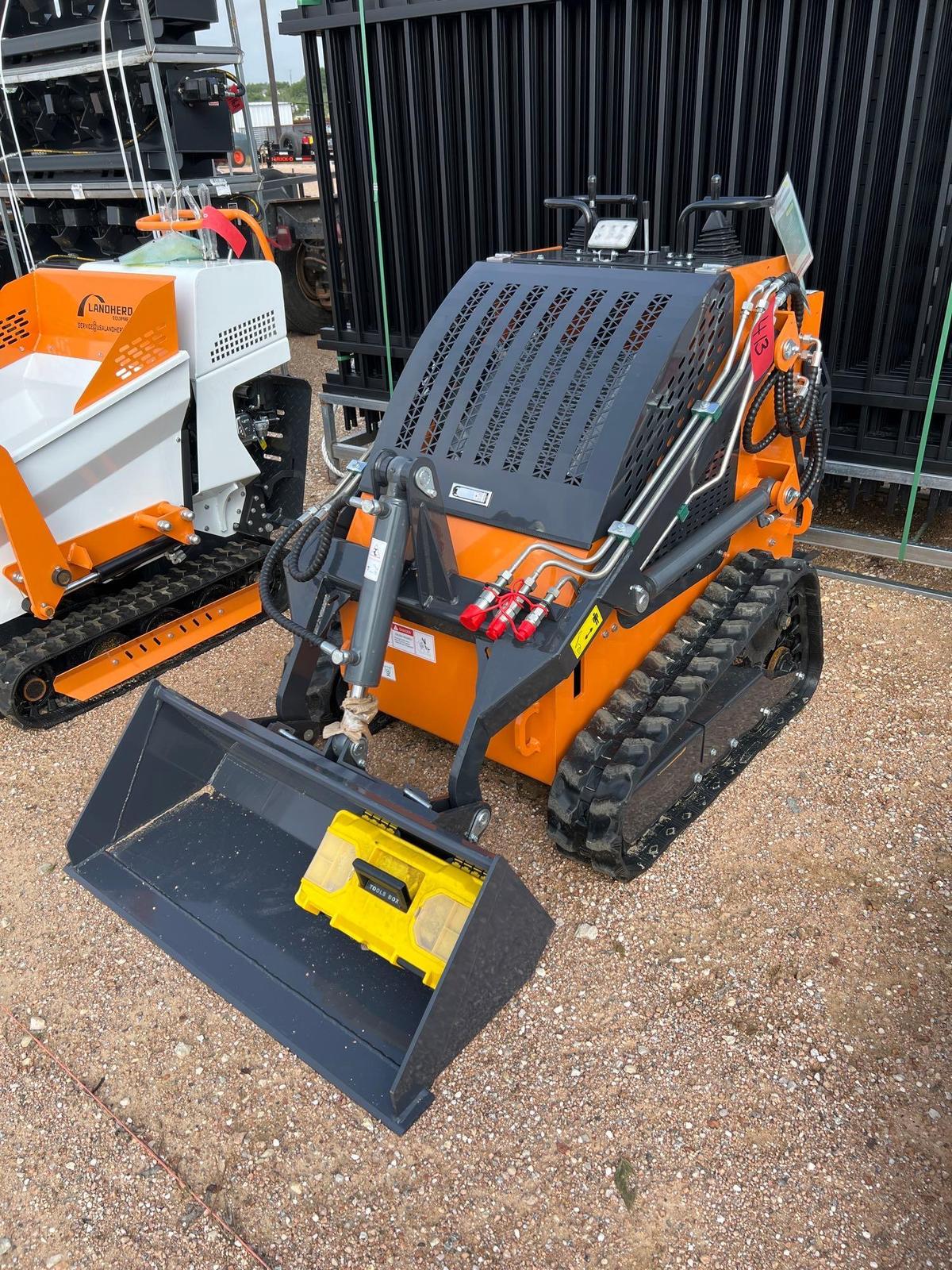 Unused Landhero Mini Tracked Skid Steer Loader Model: LDH-BC380 22-25 Horsepower