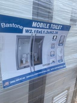 Unused Dual Mobile Toilet with Sink