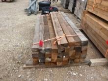 Bundle of Approx. 40 4"X4"X6' Boards - ONE MONEY