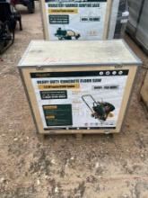 Unused Heavy Duty Concrete Floor Saw