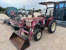 Yanmar YM2000 4WD Tractor with Koyker 80 Loader & 48" Bucket Shows 338 HRS
