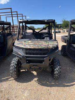 2024 Polaris 1000 Camo Crew Plastic Top 154 Hours VIN 50721 Title, $25 Fee SLOW TITLE