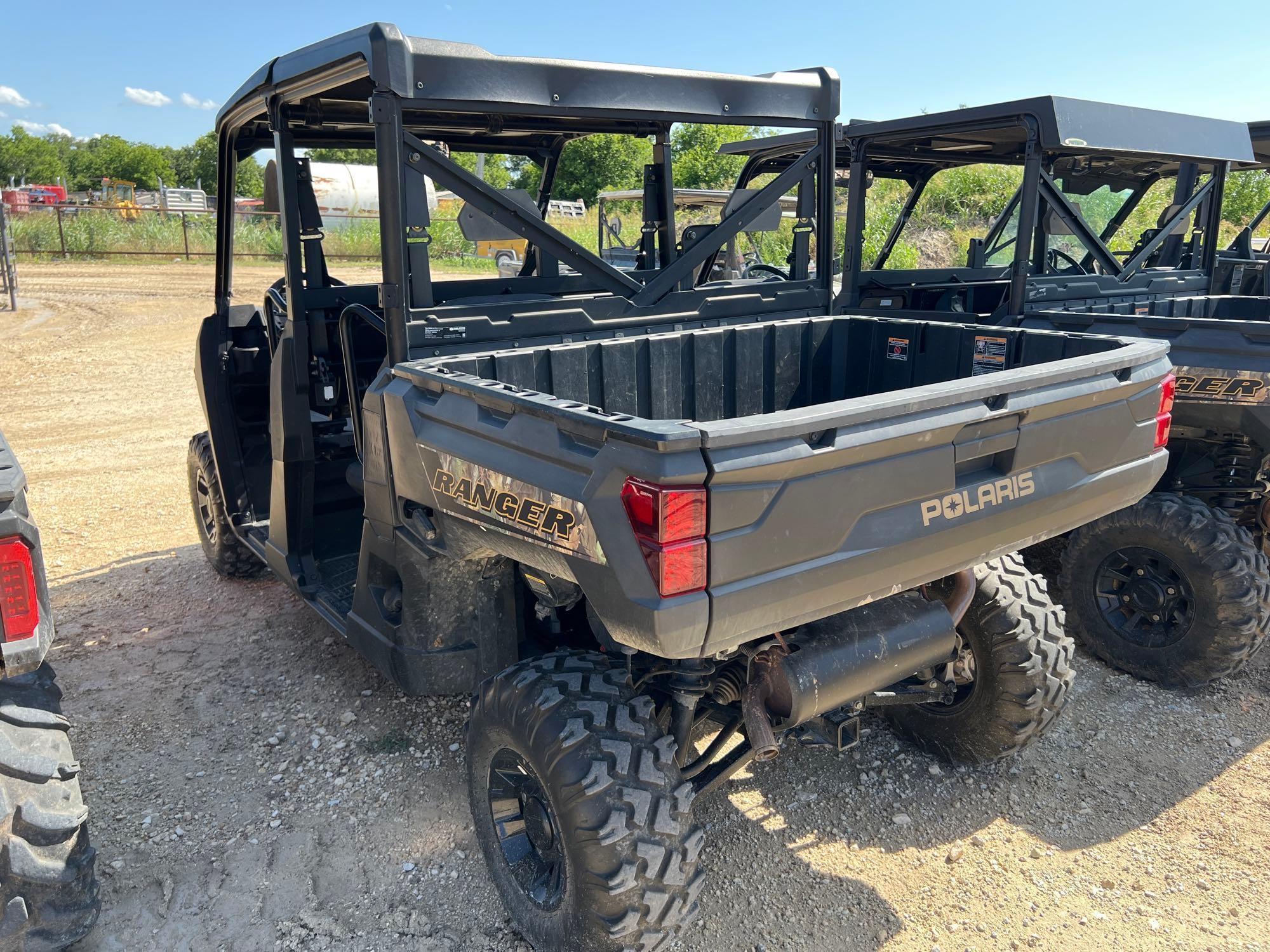 2024 Polaris 1000 Camo Crew Plastic Top 154 Hours VIN 50721 Title, $25 Fee SLOW TITLE