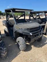 Polaris 1000 Reg Cab Metal Top. Light Bar 287 Hours VIN 15877 Title, $25 Fee