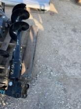 Unused Mini Excavator Post Hole Digger with 1 Bit SOLD ONE PER LOT